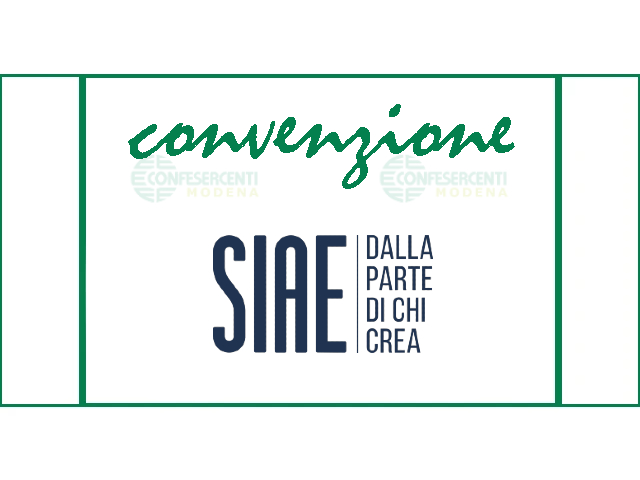 Convenzione Con SIAE Confesercenti Modena